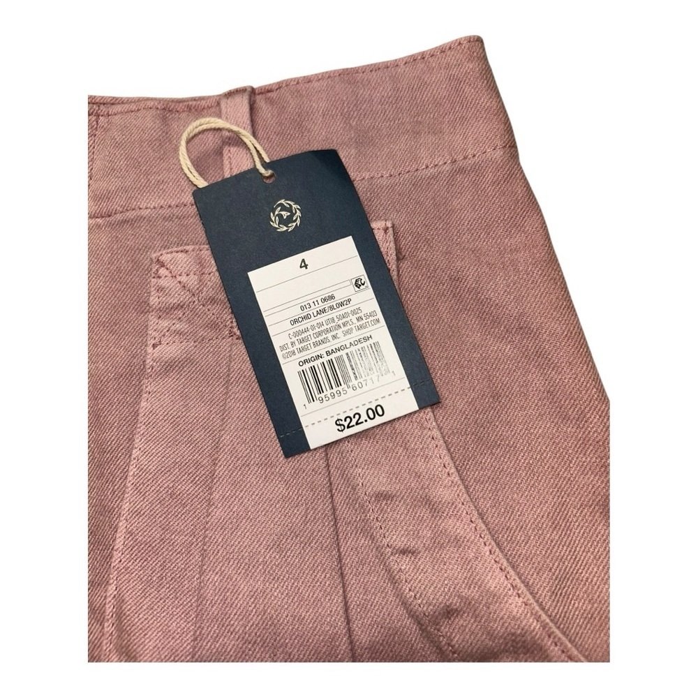 Dusty Pink High Waist Tailored Shorts - Picture 8 of 8